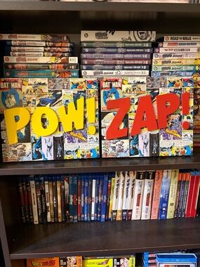 POW! ZAP! Decorative Comic Book Wall Art